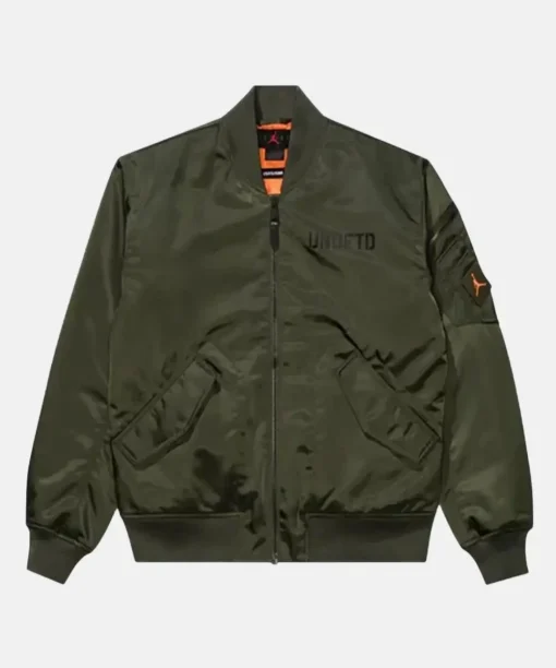 Undefeated x Jordan Satin Jacket - Cargokhaki