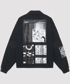 Unisex Cav Empt Overdye Kl Patch Black Jacket