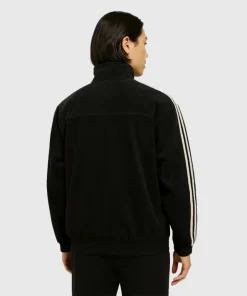 Unisex-Chinese-New-Year-Adidas-Tang-Black-Suede-Leather-Jacket
