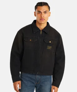 Willy Chavarria Stockton Work Black Jacket Men