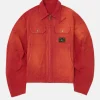 Willy Chavarria Stockton Work Red Jacket