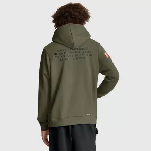 2025-New-England-Patriots-Nike-Olive-2025-Salute-to-Service-Hoodie