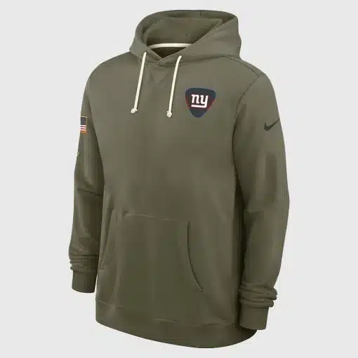 2025-New-York-Giants-Olive-Green-Salute-to-Service-Hoodie