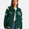 Abercrombie Women Eagles Varsity Jacket