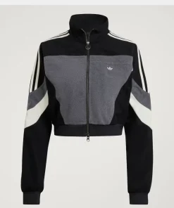 Adidas Blocking Crop Track Jacket Black