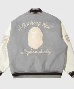 BAPE-X-HIGHSNOBIETY-Grey-VARSITY-jacket