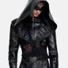 Bat Hat Hooded Short Jacket