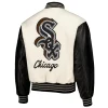 Chicago-White-Sox-PLEASURES-White-Varsity-Jacket