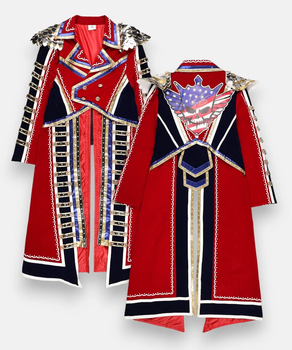 Cody Rhodes Red Long Military Coat