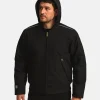 Dri Duck Rubicon Unisex Hooded Jacke & Black
