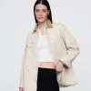 GAP Corduroy Collar Barn Long Jacket