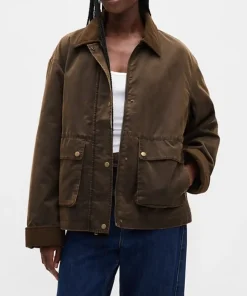 Gap Women Waxed Canvas Barn Jacket