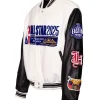 Golden State Warriors 2025 All-Star Wool Varsity Jacket White