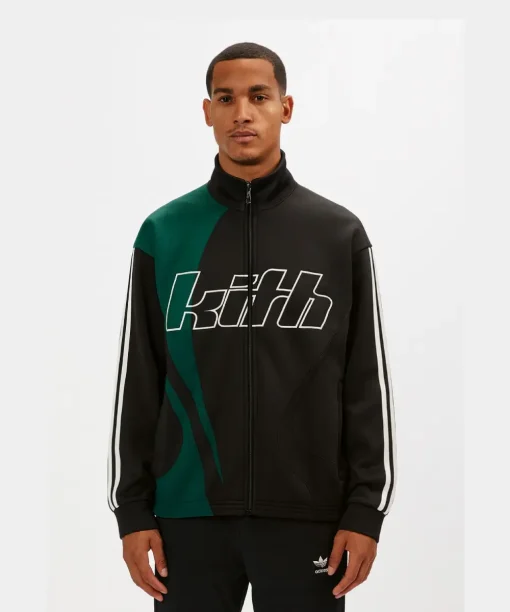 Kith x Adidas Mens Football Track Jacket Black