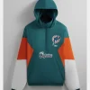 Kith x NFL 47 Dolphins Quarter Zip Anorak With Hood