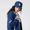 LA Dodgers Women's New Era x Bella Dona Betty Boop Royal Full-Snap Fleece Jacket