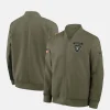 Las Vegas Raiders Nike 2025 Salute to Service Bomber Jacket Unisex