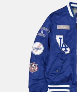 Los Angeles Dodgers New Era Alpha Industries Bomber Jacket