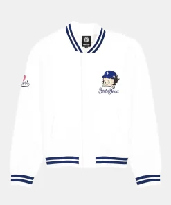 Los Angeles Dodgers New Era x Bella Doña Royal Betty Boop White Jacket