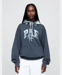 Malbon x Gap Women Grey Hoodie