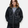 Mariah Carey Official Merch Here for It All Butterfly Gem Zip Hoodie