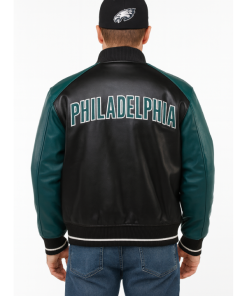 Mark Shooter Wahlberg Eagles Leather Jacket