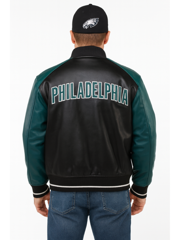 Mark Shooter Wahlberg Eagles Leather Jacket