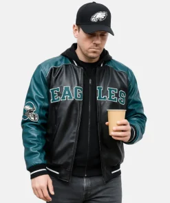 Mark Wahlberg Shooter Bob Lee Swagger Eagles Leather Bomber Jacket