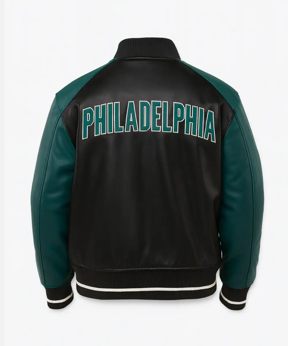 Mark Wahlberg Shooter Eagles Leather Jacket