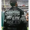 Meek Mill Pelle Pelle Eagles Leather Jacket