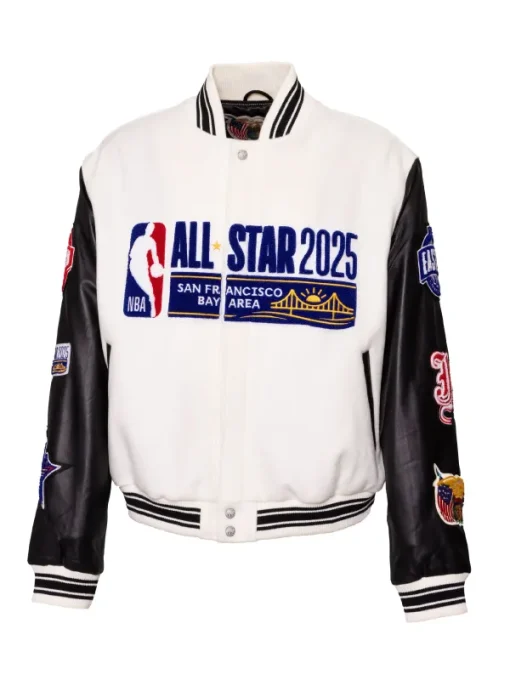 NBA All Star 2025 GSW Varsity Jacket