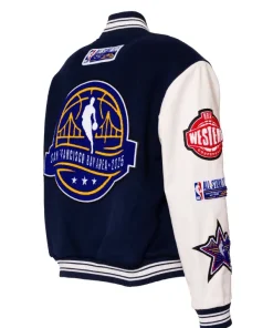 NBA GS Warriors 2025 All-Star Wool Varsity Jacket