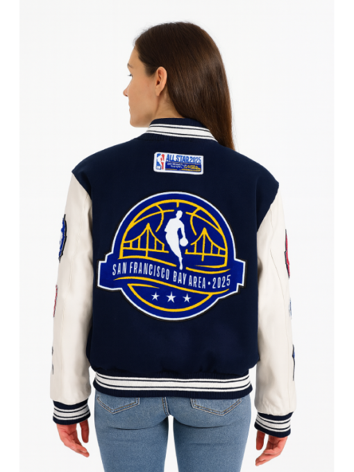 NBA Golden State Warriors 2025 All-Star Wool Jacket