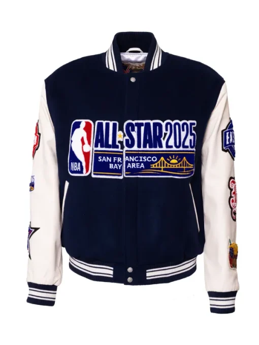 NBA Golden State Warriors 2025 All-Star Wool Varsity Jacket