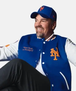 New Era x New York or Nowhere x New York Mets Varsity Jacket