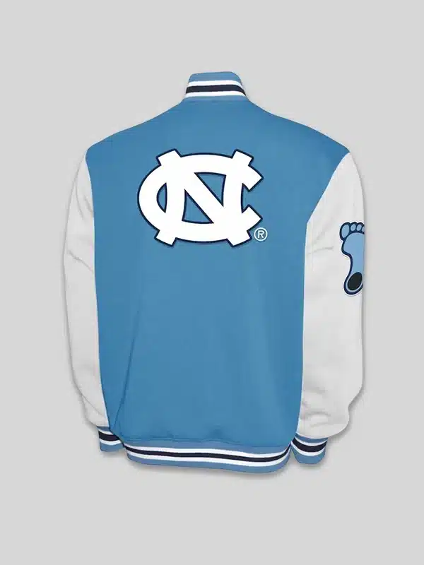 North-Carolina-Tar-Heels Franchise Club Full Snap Carolina Blue Jacket