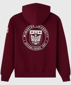 OVO-McMaster-University-Burgundy-Fleece-Hoodie