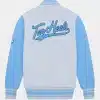 OVO x NCAA North Carolina Tar Heels Fleece Varsity Jacket Heather Grey Men's