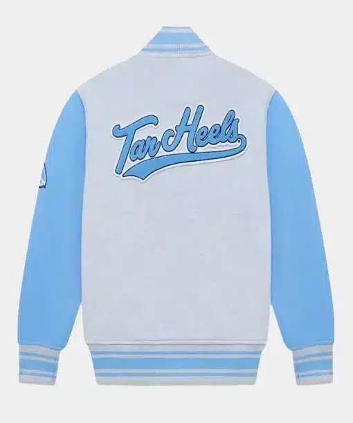 OVO x NCAA North Carolina Tar Heels Fleece Varsity Jacket Heather Grey Men's