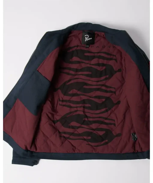 Parra Pumping Gas Jacket Navy Blue