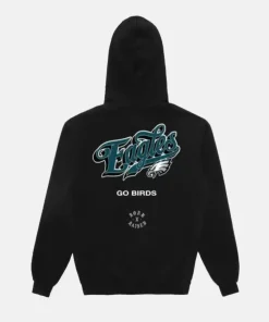 Philadelphia Eagles Born x Raised Pro Script Black Hoodie