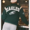 Philadelphia Eagles Varsity Bomber Jacket Green