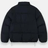 STUSSY PUFFER JACKET BACK VIEW