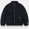 STUSSY PUFFER JACKET BLACK