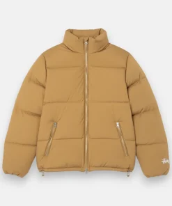 STUSSY PUFFER JACKET KHAKI