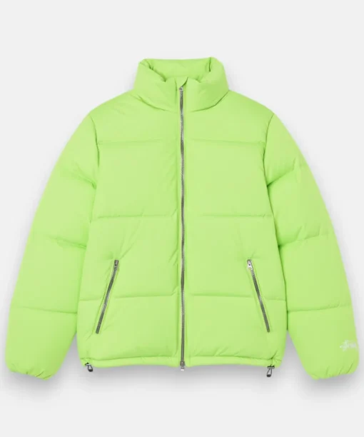 STUSSY PUFFER JACKET NEON
