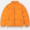 STUSSY PUFFER JACKET ORANGE
