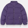 STUSSY PUFFER JACKET PURPLE