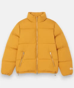 STUSSY PUFFER JACKET YELLOW