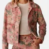 Sezane Marion Crop Almeria Print Jacket